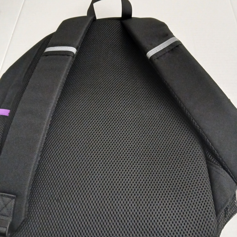 Hard Rock Cafe Kids Backpack - Light Blue, Purple & Yellow Captain Messi $18 - Picture 3 of 5